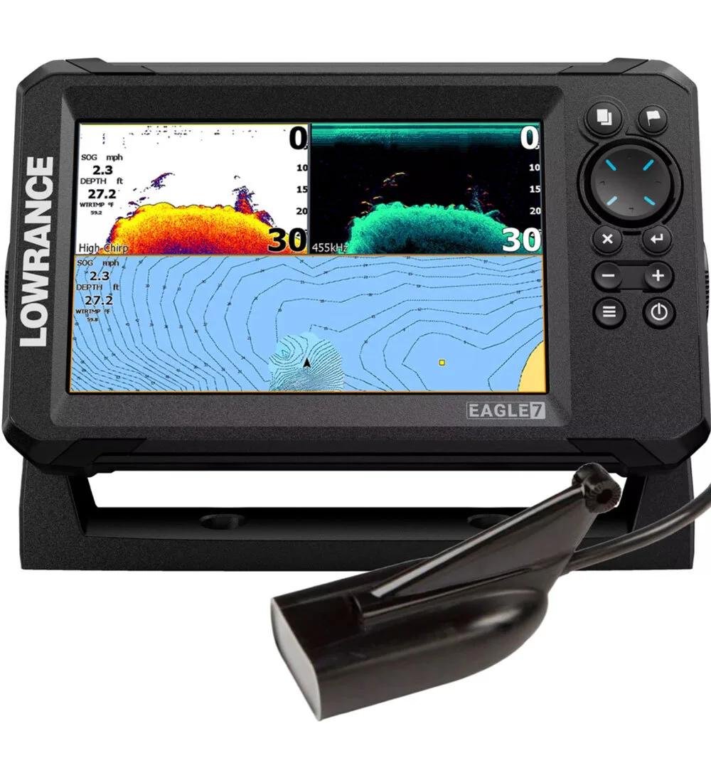 Lowrance Eagle 7 с датчиком Splitshot HD