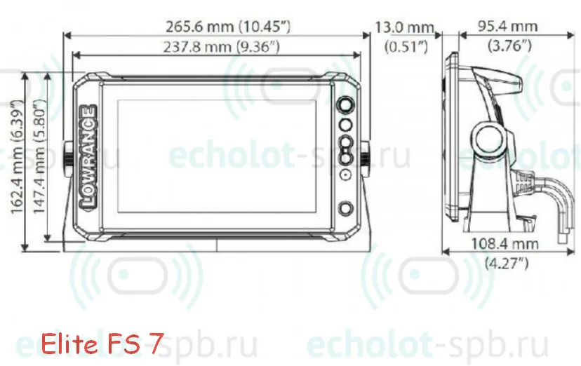 Картплоттер Elite FS 7 с датчиком Active Imaging 3-in-1 (рус.)