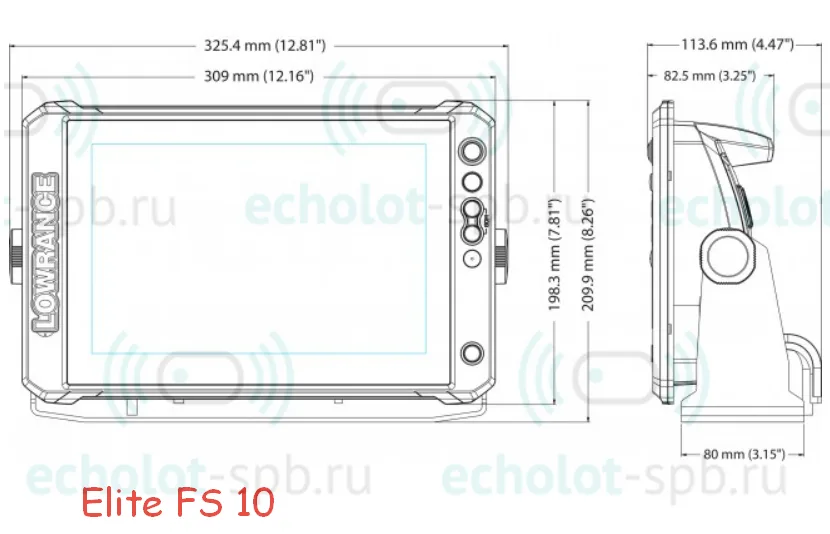 Картплоттер Elite FS 10 с датчиком Active Imaging 3-in-1 (рус.)