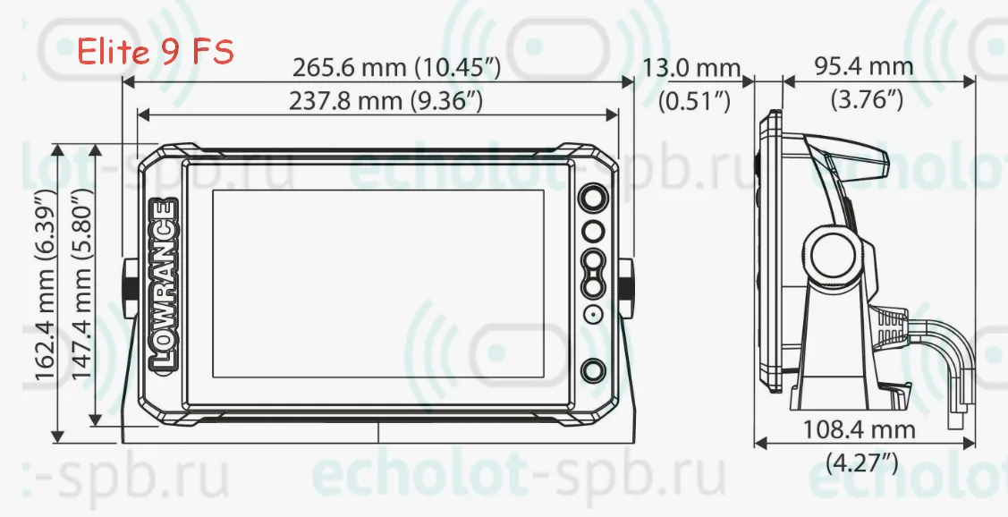 Картплоттер Elite FS 9 с датчиком Active Imaging 3-in-1 (рус.)