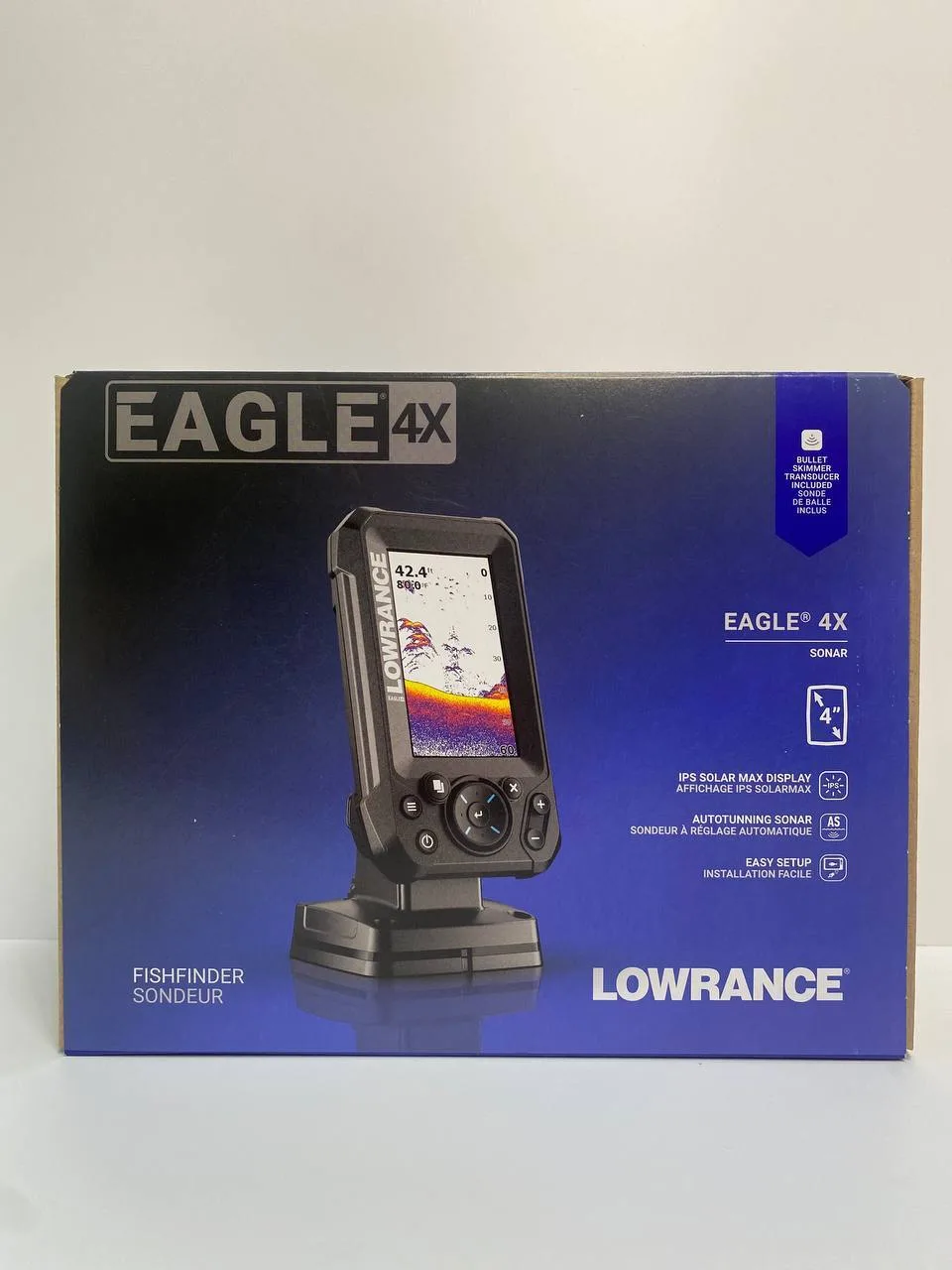 Lowrance Eagle 4x с датчиком Bullet Skimmer