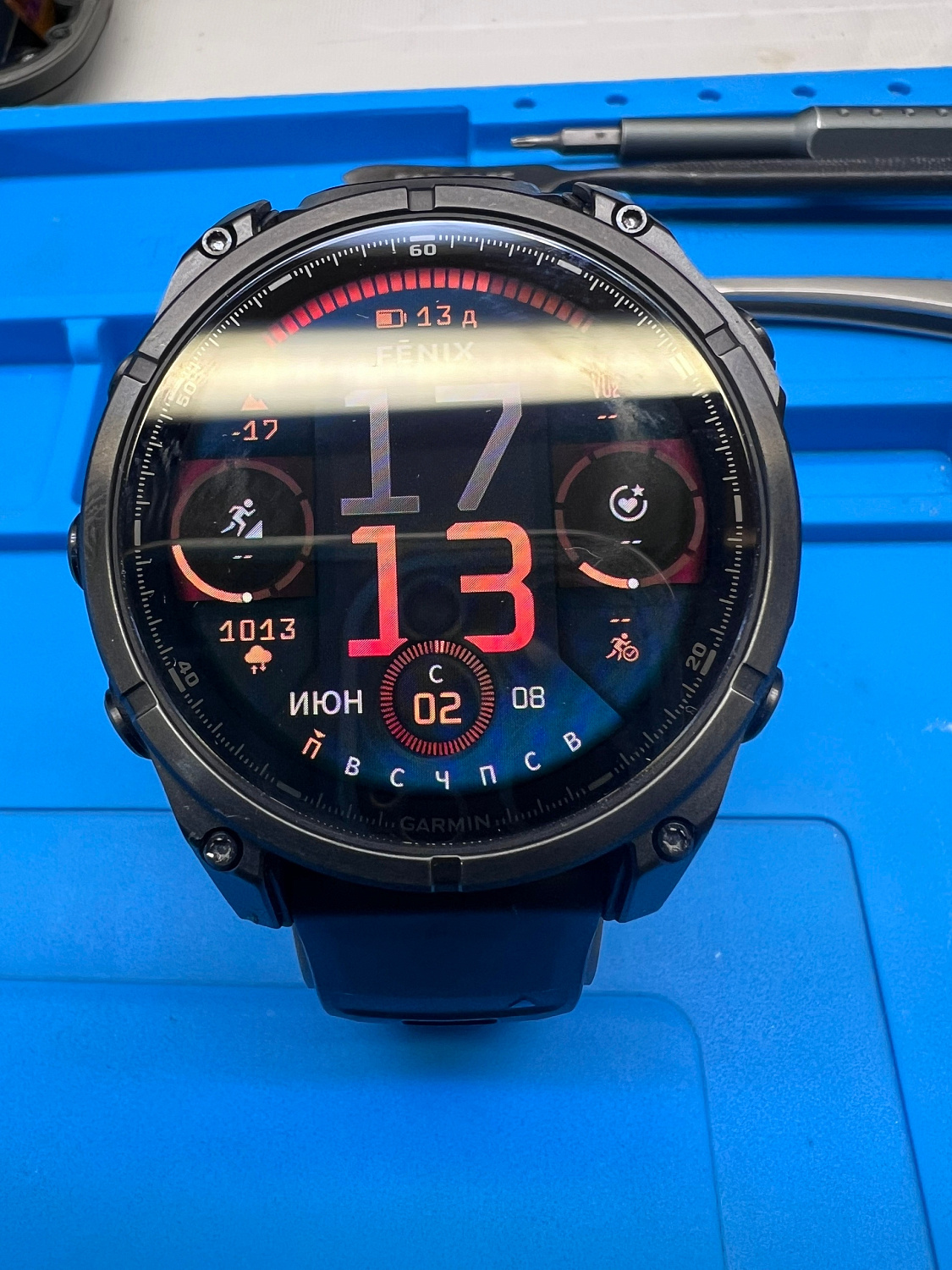 Ремонт часов Garmin Fenix 8.